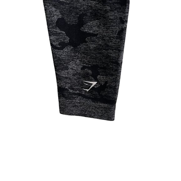 Gymshark Women Adapt Camo Seamless Leggings Black White Size Large High Waist - Picture 9 of 11